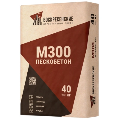 Сухая смесь М-300 "Воскресенские смеси" 40кг (42шт/под)