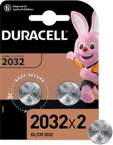 Элемент питания Duracell CR2032-2BL (Упаковка 2шт)