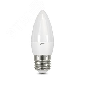 Лампа Gauss LED Свеча E27 6.5W 520lm 2700К 1/10/100