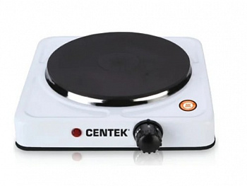 ПЛИТА ЭЛЕКТР. 1-КОНФОР. (ЧУГУН) CT-1506 WHITE (1/12) "CENTEK"