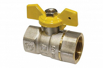 Кран шаровой газовый 3/4 вн.-нар. рукоятка