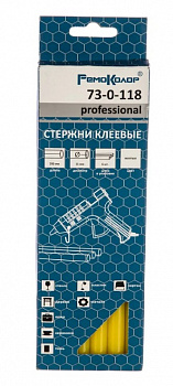 Стержни клеевые желтые, 11 х 200 мм, 6шт., (уп.)