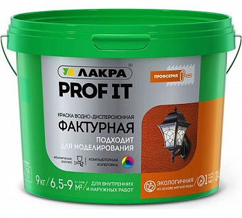 Краска фактурная Лакра PROF IT 18кг