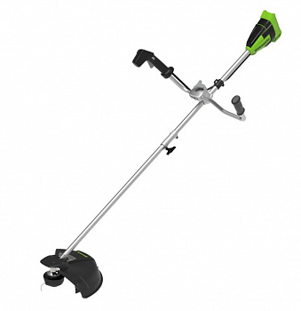 Триммер аккумуляторный Greenworks GD40BCBk5 (40V, 40 см, бесщеточный, с 1хАКБ 5Ач и ЗУ)