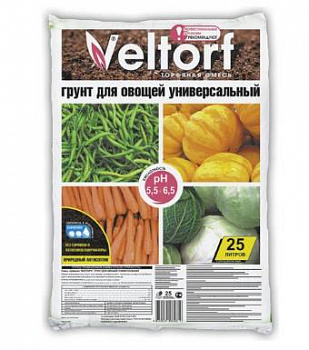 ГРУНТ ДЛЯ ОВОЩЕЙ УНИВЕРСАЛЬНЫЙ 25 Л (1) "VELTORF"