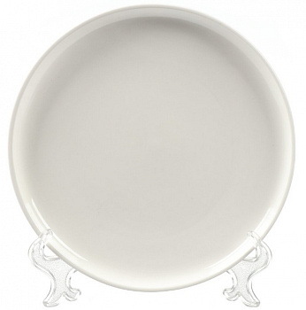 Тарелка десертная, керам, 20 см, кругл, Терция, Y6-6142, бел	