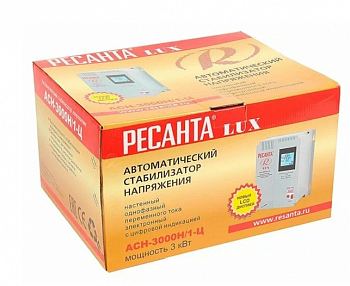 Стабилизатор АСН- 3 000Н/1-Ц Ресанта Lux