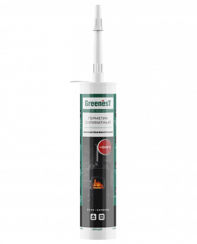GreenesT Fire Sealant +1500˚ Герметик силикатный для печей и каминов, 260 мл