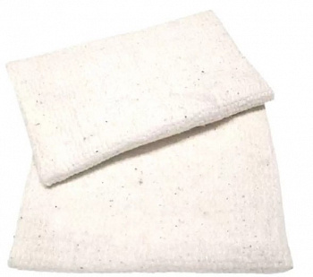 Салфетка-тряпка для пола хлопок, 1х0.8 м, белая, МВ Стандарт