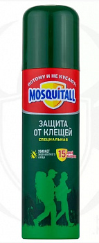 МОСКИТОЛЛ    Аэрозоль "Защита от клещей" 150 мл