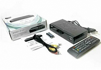 Тюнер для цифрового TV HD-225 метал, Эфир, дисплей DOLBY DIGITAL (DVB-T2/C) [1/20]