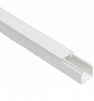 Кабель-канал ПВХ белый 60x60 (2м) (Поштучно) ECOLINE