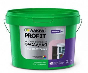 0007543 Краска фасадная Лакра PROF IT База С 3кг