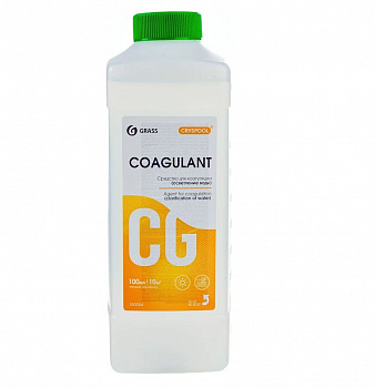 СРЕДСТВО ДЛЯ ОЧИСТКИ ВОДЫ В БАССЕЙНАХ "CRYSPOOL COAGULANT" 1 Л (1/12) "GRASS"