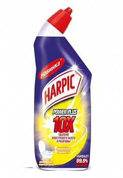Harpic Чистящ.д/ туалета « Power Plus» Лимонная свежест 700мл