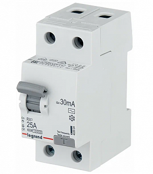 Автоматический выключатель (УЗО) Legrand 2P 40A (АC) 30mA RX3