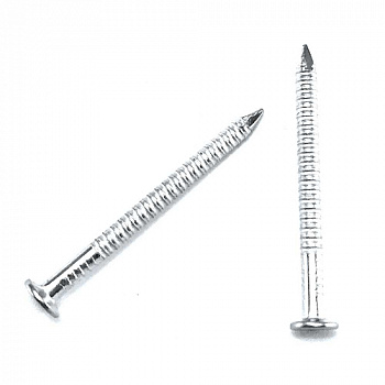 Гвозди, ершёные,  цинк 2,8х50 кор. с ок. - 300 г. SteelRex