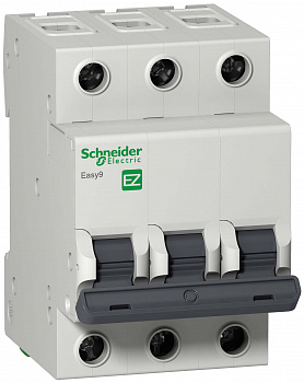 Автоматический выключатель Schneider Electric 3Р 10A (C) 4.5kA EASY9 