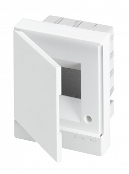 Корпус пластиковый белый IP40 ЩРС - П - 04 модуля с дверцей ABB Basic