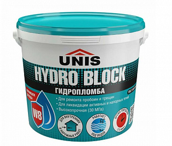 Hydro block гидропломба ведро 0,8 кг Юнис