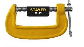 STAYER  SG-75, 75 мм, чугунная струбцина G (3215-075)