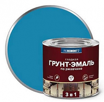 8300093 Грунт-эмаль 3 в 1 PROREMONTT голубая 1,7 кг