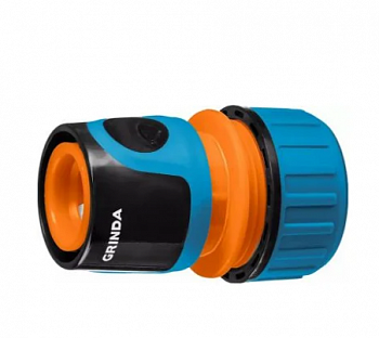 GRINDA  BC-12A, 1/2", с автостопом, из латуни, для шланга, быстросъемный соединитель, PROLine (8-426