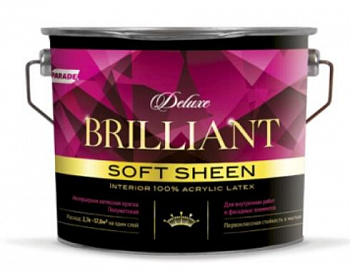 Краска интерьерная PARADE DELUXE Brilliant  soft sheen База C 2,7л Россия