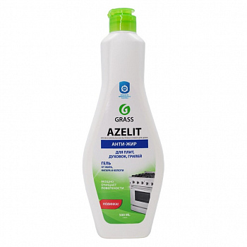 СРЕДСТВО ДЛЯ КУХНИ ЧИСТЯЩЕЕ "AZELIT GEL" 0,5 Л (ЩЕЛОЧНОЕ) (1/8) "GRASS"