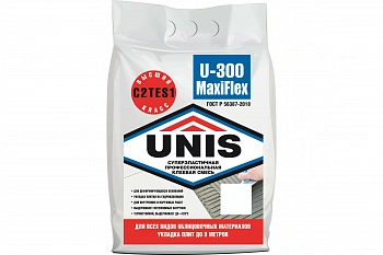 U-300 MaxiFlex клей плиточный 5 кг Юнис