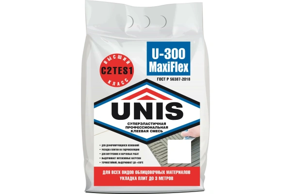 U-300 MaxiFlex клей плиточный 5 кг Юнис