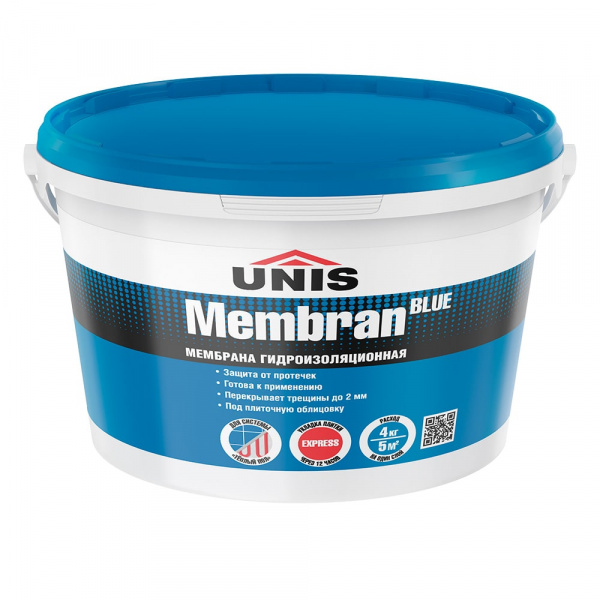 Мембрана гидроизоляционная BlueMembran 4 кг Юнис