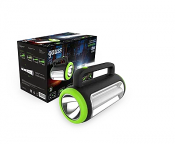 Фонарь прожекторный Gauss модель GFL603 8W 500lm lead acid 1500mAh диммируемый LED 1/10/20