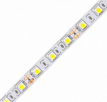 ULS-Q221 5050-60LED/m-10mm-IP20-DC12V-14,4W/m-5M-RGB Гибкая светодиодная лента на самоклеящейся осно