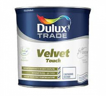 DULUX TRD VELVET TOUCH краска для потолка и стен, матовая, Баз BС (2,25л)