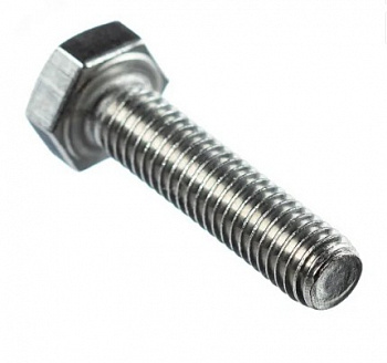 Болт DIN 933 кл 5,8, цинк М10х 35 уп. - 2 шт.SteelRex
