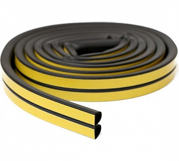 Tytan Professional Уплотнитель для окон D 50m x 12mm x 10mm  Черный