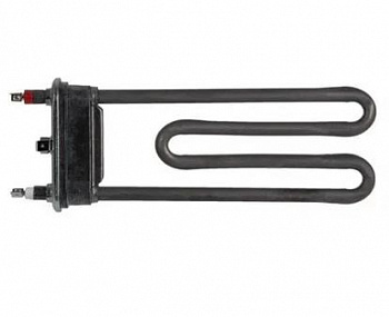 ТЭН 1900W, средний, L-185mm/прямой/с отверстием/универсальный. Thermowatt