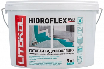 ГИДРОИЗОЛЯЦИЯ "HIDROFLEX" 5 КГ (1) LITOKOL