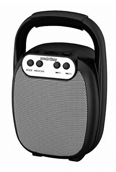 Bluetooth (5.0) колонка SmartBuy ONE, 5W, MP3, FM-радио, черная SBS-5010