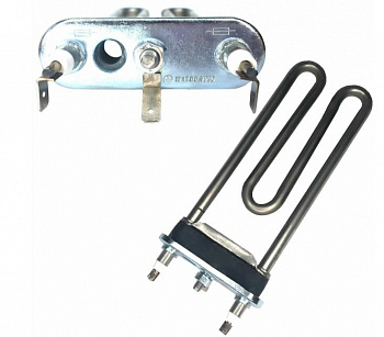 ТЭН 1700W, TW, 169мм, R13, M125, K2, прямой, отверстие под датчик