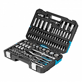 Набор инструментов, 1/4", 1/2", CrV, 120 зубьев, 109 предметов// Gross