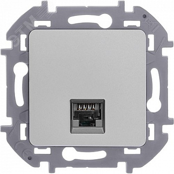 Розетка RJ45 LEGRAND INSPIRIA алюминий