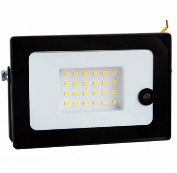 ULF-Q518 30W/6500K SENSOR IP65 220-240V BLACK Прожектор светодиодный с датчиком движения и освещенно