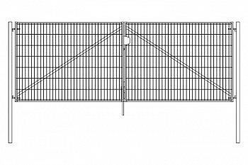 Ворота Light NoLock 2.03*4.0 RAL 6005
