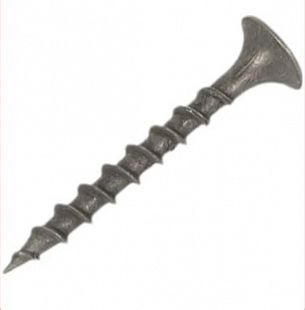 Саморез для ГКЛ мелкая резьба, оксид 3,5х 32 ведро - 1 кг SteelRex