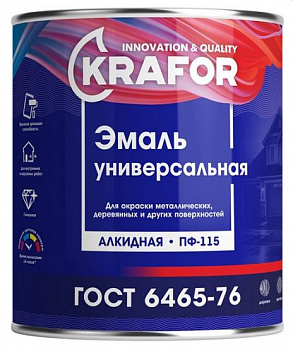 ЭМАЛЬ ПФ-115 ШОКОЛАДНАЯ  1,8 КГ (1/6) "KRAFOR"