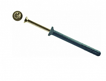 Дюбель-гвоздь "OMAX" 6х80, потайной борт