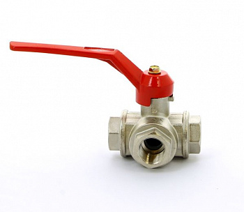 Кран шаровой трехходовой 3/4' ВВ тип Т
