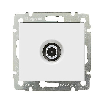LEGRAND Valena Розетка ТВ белый (механизм)